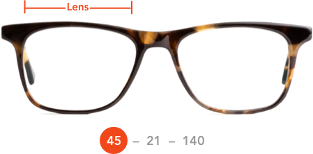 Lens width